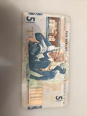 Royal Bank Of SCOTLAND £5 Five Pound Note Jack Nicklaus Banknote 2005 UNC • £10