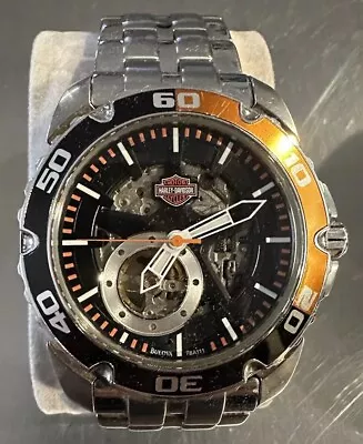 HARLEY DAVIDSON By BULOVA AUTOMATIC WATCH • $225