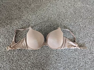 Nude/Beige Padded Perfect Coverage Bra - Victoria Secret - 38DD • $24.99