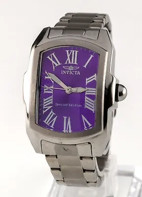 Invicta Women's Stainless Steel Lupah Limited Edition Purple Dial Quartz Watch • £144.35