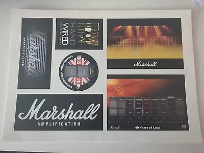 Marshall Amplifier Stickers • £14.99