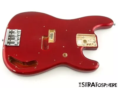 2023 Fender Nate Mendel Road Worn P Bass BODY & HARDWARE Precision NITRO Red • $113.50