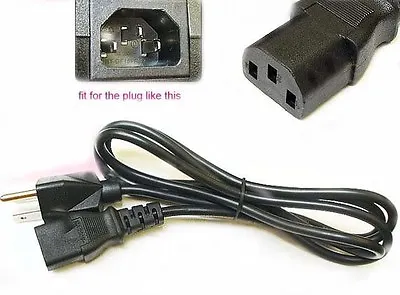 Mitsubishi HC100U HC1500 HC1600 HC2 HC3 Projector Power Cable Cord Plug AC NEW • $10.95