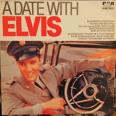 Elvis Presley - A Date With Elvis (LP Comp RP) (Near Mint (NM Or M-)) - 282789 • $37