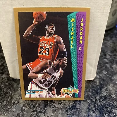 1992-93 Fleer Michael Jordan #273 Chicago Bulls Slam Dunk NM Or Better • $3.99