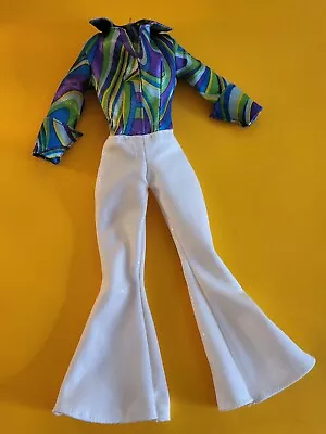 1998  70s DISCO  Barbie OUTFIT ONLY BELL BOTTOMS Fashion #19928 • $8