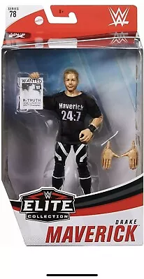 WWE Drake Maverick (Wanted : R-Truth) 24/7 Mattel Elite 78 Wrestling Figure • $28.74