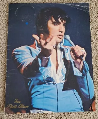 Vintage Elvis Presley Hilton  Souvenir Photo Album Tour Las Vegas RCA 1971-73 • $23