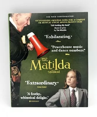 Roald Dahl's MATILDA The Musical 2022 FYC DVD  Emma Thompson VERY RARE PROMO OOP • $124.95