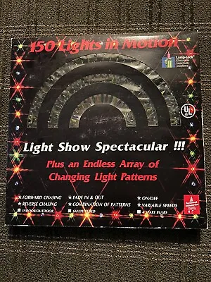 Vintage 150 Lights In Motion Christmas Colorful Motion Lights Speed Control • $39.99