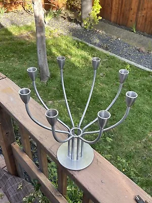 IKEA STOCKHOLM 8 Arm MCM Stainless Candle Holder K & M Hagberg Design • $24