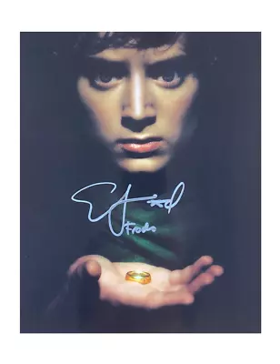 8x10 Lord Of The Rings Print Signed By Elijah Wood 100% Authentic + COA • £105