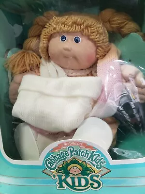 Vintage Cabbage Patch Doll With Box Blonde Pigtails • $99.99