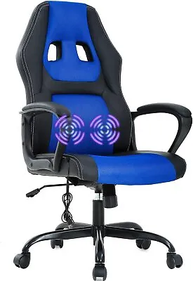 Massage Gaming Chair Office Chair Ergonomic Adjustable Executive Computer Chairs • $84.26