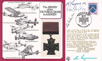 VC To Airmen Signed 4 Victoria Cross Holders. Payne E Wilson LearoydFraser VC • £17.95