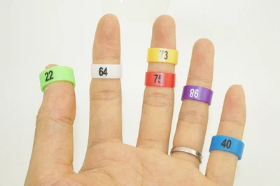 £10.79 • Buy 14 Mm Birds Chicken Hamster Poultry Leg Rings Band Tags Clip On, 1-100 Numbered