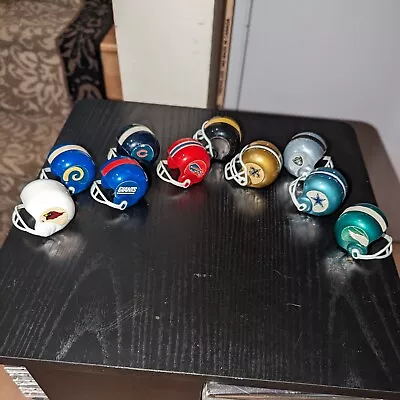 Vintage NFL Gumball Machine Mini Football Helmets 10 Lot Raiders Cowboys Steeler • $9.99