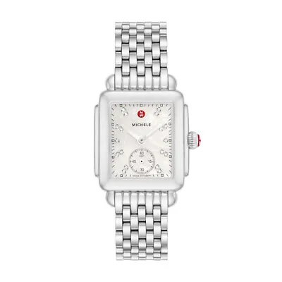 NEW Michele Deco Mid Diamond Dial MOP MWW06V000002 Ladies 29mm Watch • $749