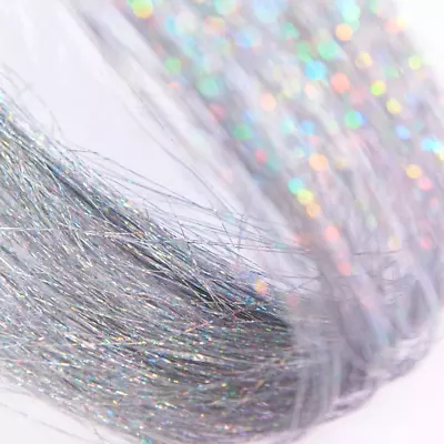Hair Tinsel Extensions 200 Strands With Tools Sparkling Shiny Hair Tinsel Kit • £5.39