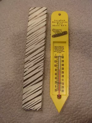 Vintage DEKALB Soil Thermometer - MINT - W/box - NEW OLD STOCK • $19.99