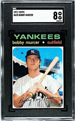 1971 Topps Baseball-#635 Bobby Murcer Sgc 8 (tough Card) • $649.95