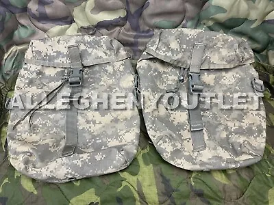 Lot Of 2 Sustainment Pouches For Army ACU Military Large Rucksack USGI MOLLE GC • $14.25