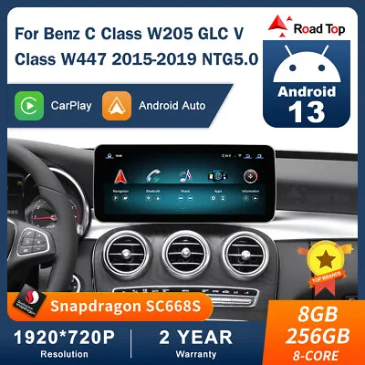 Android Carplay Touch Screen For Mercedes Benz C Class W205 GLC V W447 2015-2019 • $414.99