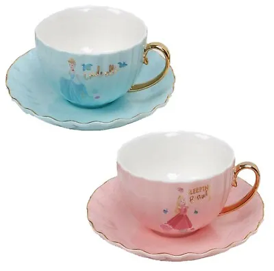 £11.99 • Buy Disney Princess Tea Cup And Saucer Set - Choose Design