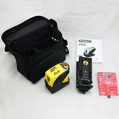$98 • Buy NEW Stanley Cross Line Laser Level  CL2I With Magnetic Pivot Bracket