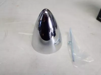$14.99 • Buy C8054 Chrome Bullet Cap Hub Caps Custom Use Hot Rod Kustom Cap 3 1/2 Inch