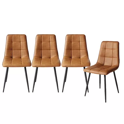 $229.99 • Buy Levede 4x Dining Chairs Kitchen Chair Lounge Room Padded Seat PU Faux Leather