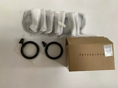 Pottery Barn Standard Curtain Clip Rings Large Antique Bronze Set Of 10 New • $29.99