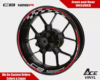 Honda CB125R Wheel Decals Rim Stickers Tape Graphics CB 125F 125 CB125F • £38.40