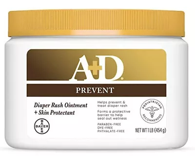 A+D Original Diaper Rash Ointment & Skin Protectant Paraben Free 16 Oz Pack Of 3 • $39.88