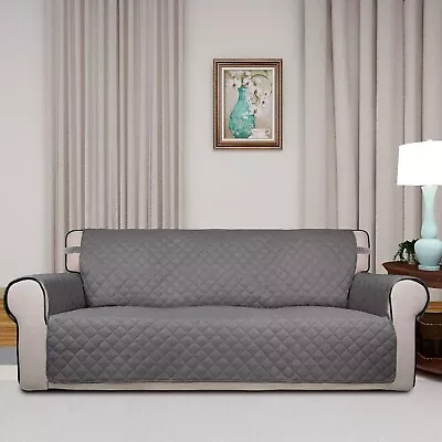 Cubiertas Para Sofas De Sala 3 Plazas Protector Muebles Gris Fundas Forros Sofá • $44.09