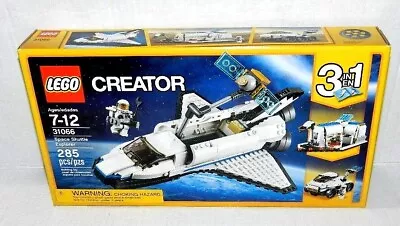 $44 • Buy LEGO CREATOR SPACE SHUTTLE EXPLORER #31066 FREE SHIPPING 3 In 1 SET NEW SEALED