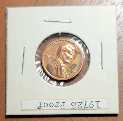 1972-S Lincoln PROOF Penny 1 Cent Coin From US Mint PROOF SET GEM Beauty • $0.99