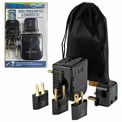 Travel Power Voltage Converter  1875W 4 Plugs 220 To 110 Volt • $29.29