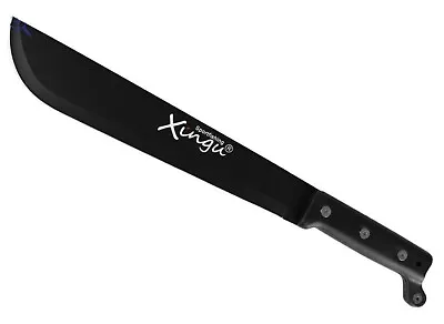Machete 45cm Black Steel Blade Strong ABS Handle HD Sheath Survival Jungle Knife • $29.95