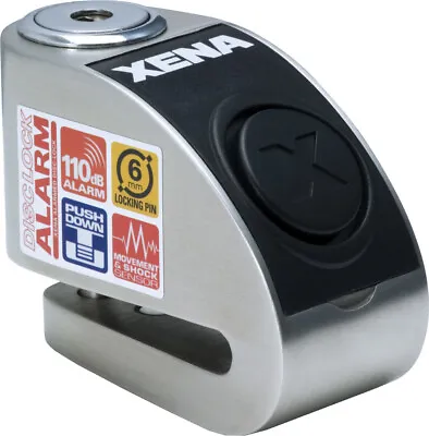 Xena Xzz6L-Ss Alarm Disc Lock Stainless Steel Xzz6L-Ss • $76.14