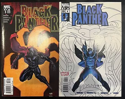 MARVEL KNIGHTS COMICS BLACK PANTHER #3 & 4 2005 Vol.4 Key Issues NM • £7.99