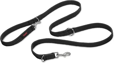 HALTI Training Lead Size Small Black 2m Professional Dog Lead To Stop Pulling • £9.39