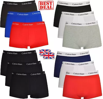 Calvin Klein Men's Underwear CK Boxers 3 IN PACK Trunks STOCK CLEARENCE • £23.99