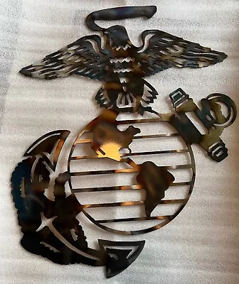 Marine Corps Emblem Metal Sign 14 Gauge Steel • $125