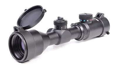 Short Compact BDC Illuminated Mil-Dot Rifle Scope 3-9x42 GDT W/ Weaver Rings • $89.90