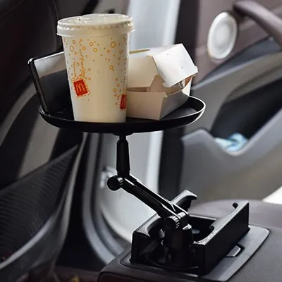 $27.15 • Buy 360° Rotating Swivel Car Cup Bottle Holder Expander Food Tray Extendable Base