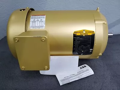 BALDOR Electric Motor VEM3611 3 HP 230/460V 3 Phase 1760 RPM 184C Frame • $449.99