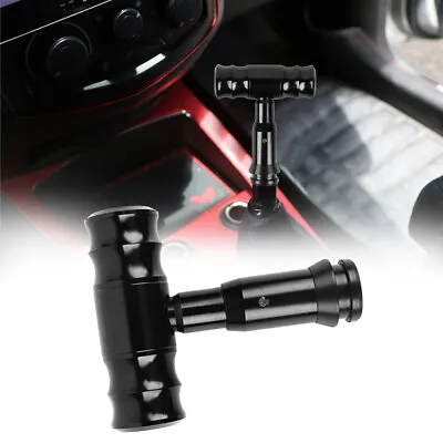 Aircraft Joystick Black Aluminum Automatic Car Racing Gear Shift Knob Universal • $15