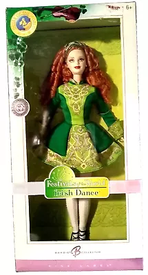 Festivals Irish Dance Of The World Barbie Doll Pink Label 2006 Mattel Toys K7920 • $59.88