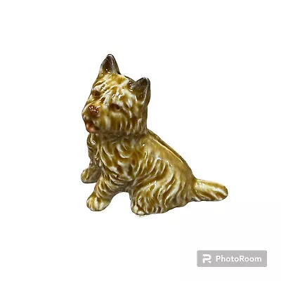 Whimsies Porcelain Miniatures By Wade Of England 2  Cairn Dog Figurine • $15